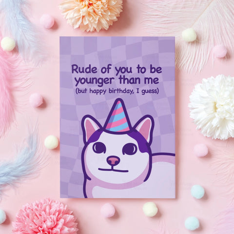 Rude Of You Card
