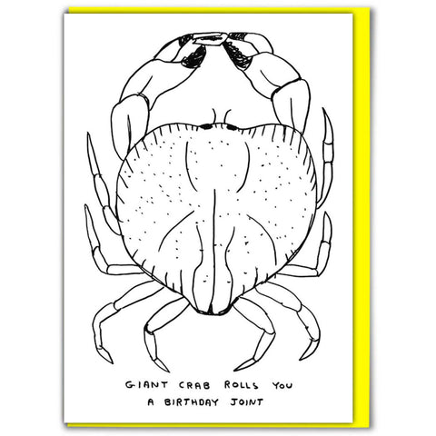 David Shrigley Card - Crab