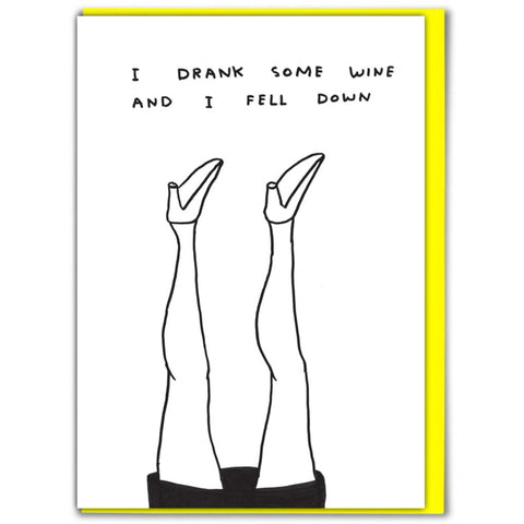 David Shrigley Card - Wine