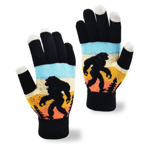 Knitted Gloves - Sasquatch Shadows