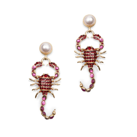 Scorpion Drop Earrings