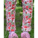 Strawberry Picnic Stretch Dungarees