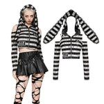Striped Bunny Crop Top