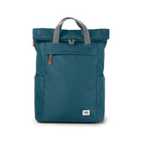 Teal Recycled Canvas Backpack