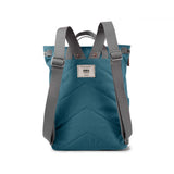 Teal Recycled Canvas Backpack