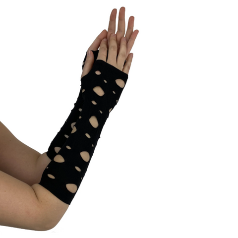Hole Sleeve Gloves