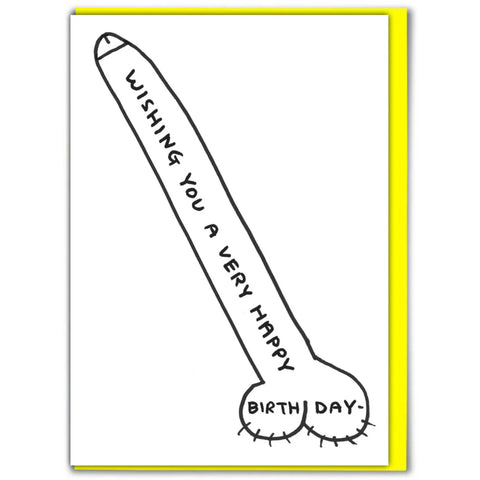 David Shrigley Card - Rude Birthday