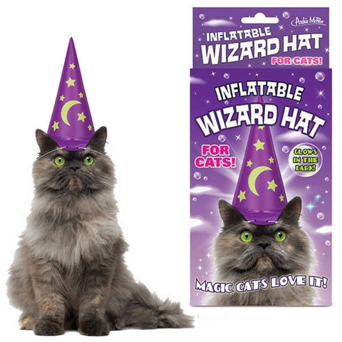 Inflatable Wizard Cat Hat