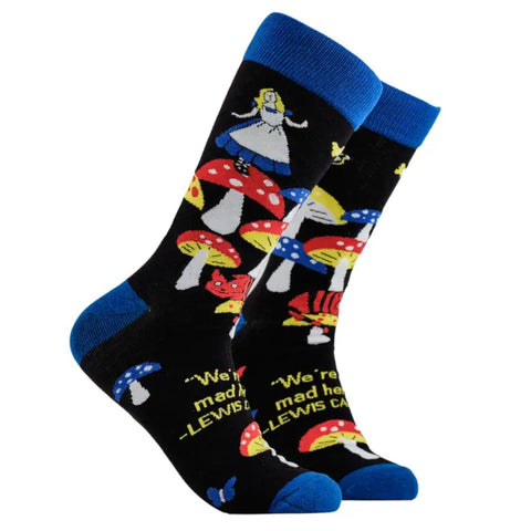 Womens Socks - Where's Wonder Land?