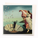 Birth of Venus Cat Card