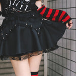 ACDC Rag Skirt - Japanese Import - Black Lace