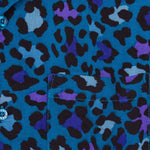 Blue Leopard Print Unisex Shirt