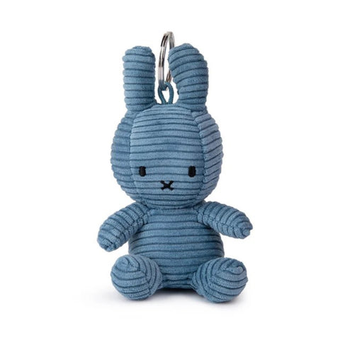 Miffy Keychain - Corduroy Blue