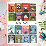 Tea Towel - Book Cats