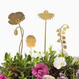Brass Plant Ornament - Flowers
