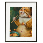 10"x8" Print - Dumpling Cat