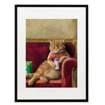 10"x8" Print - Sofa Cat