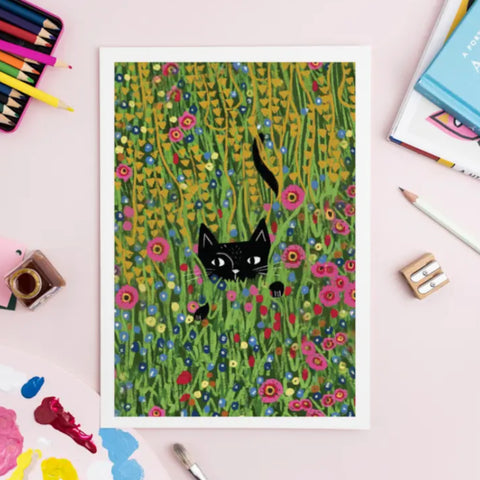 A4 Print - Klimt Cat