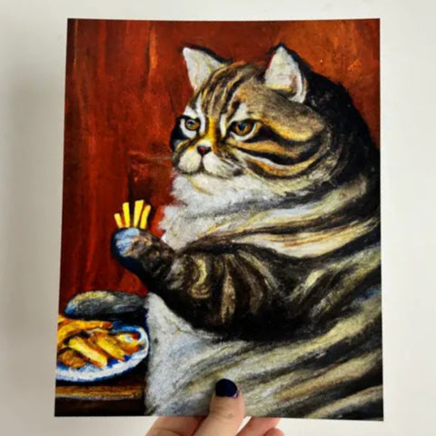 10"x8" Print - Fry Kitty