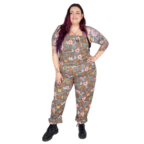 Cottagecore Stretch Twill Dungarees