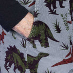 Adventure Dinosaur Cord Pinafore Dress
