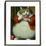 10"x8" Print - Fancy Donut Cat