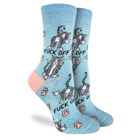 Womens Socks - F*** Off Cats
