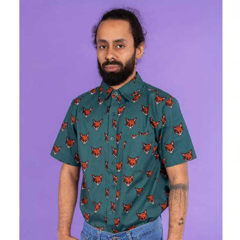 green fox head shirt