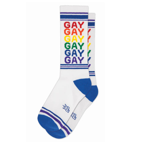 gay rainbow slogan socks giant kitten leeds