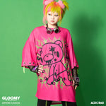 ACDC Rag Ring Huge T-Shirt - Japanese Import - Gloomy Bear - Pink