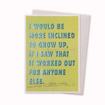 Grow Up Card