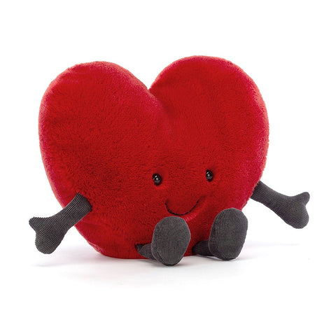 jellycat red heart plush