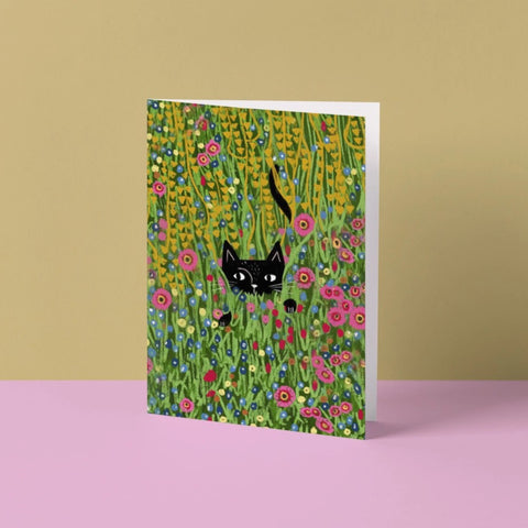 Klimt Cat Card