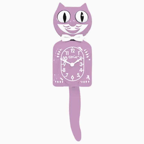 lilac kit kat clock