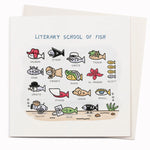 Literary School of Fish Card