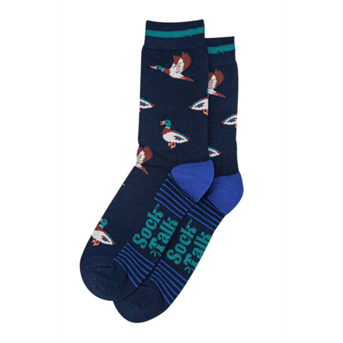 Mens Bamboo Socks - Mallard Duck