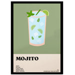 A4 Cocktail Print - Mojito