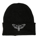Black Beanie - Moth