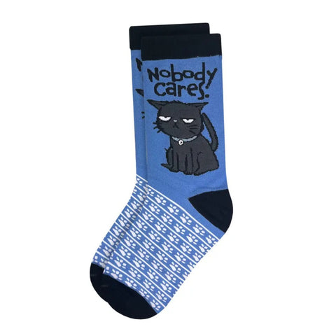 Womens Socks - Nobody Cares