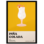 A4 Cocktail Print - Pina Colada