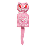 Cat Clock - Love Edition (Pink Pearls)