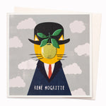 Rene Mogritte Cat Card