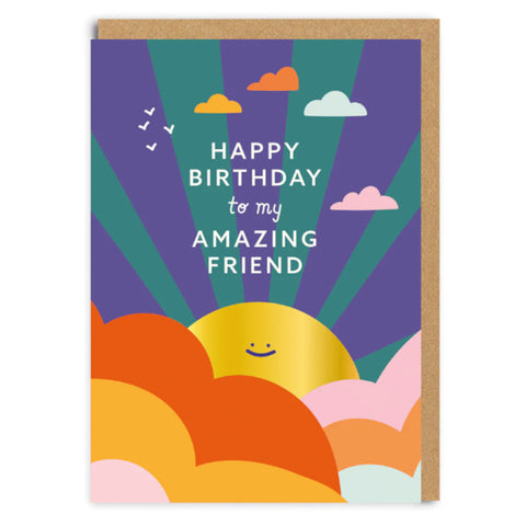 Birthday Card - Amazing Friend