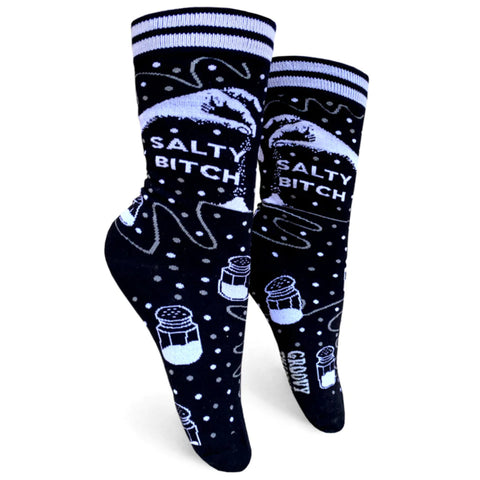 salty bitch socks swear funny slogan giant kitten leeds