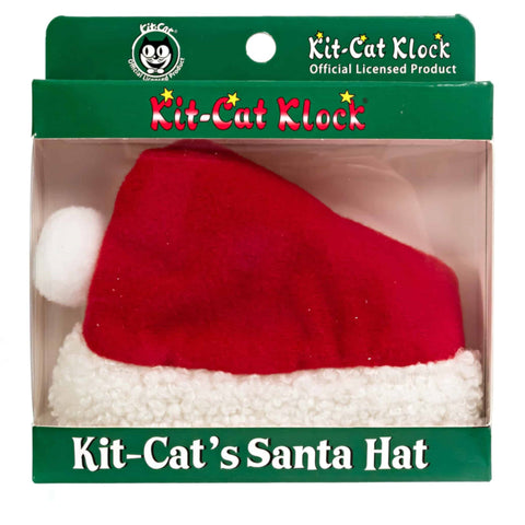 Cat Clock - Santa Hat