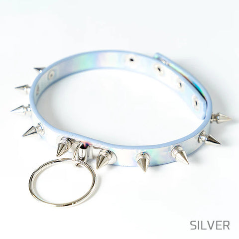 silver choker