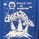 Space Cat on Mushrooms T-Shirt