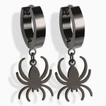 spider huggie earrrings goth shop leeds