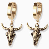cow skull earrings jewellery