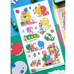 Sticker Sheet - Tiny Friends, Big Adventures